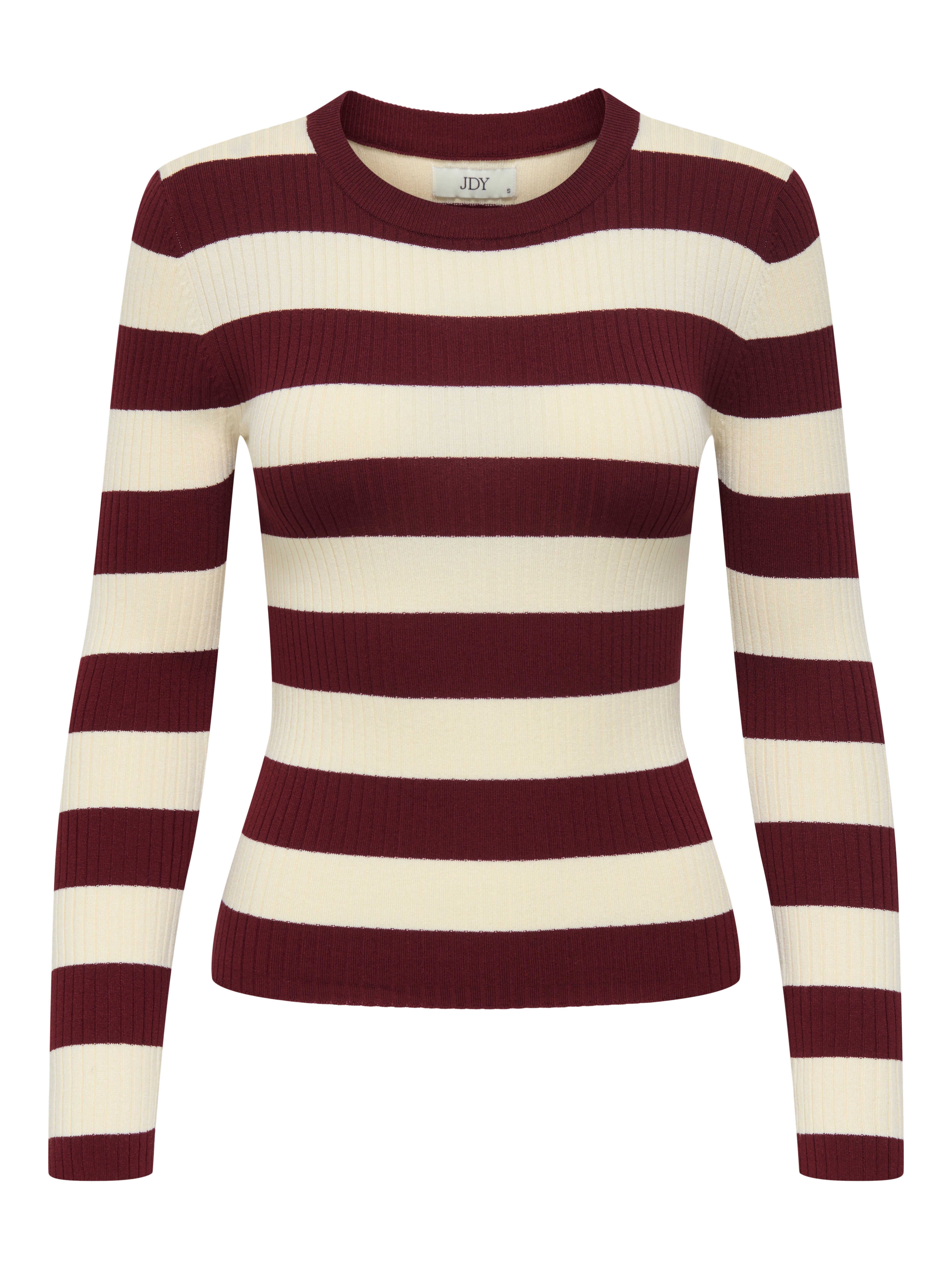 JDYPLUM L/S O-NECK PULLOVER KNT NOOS