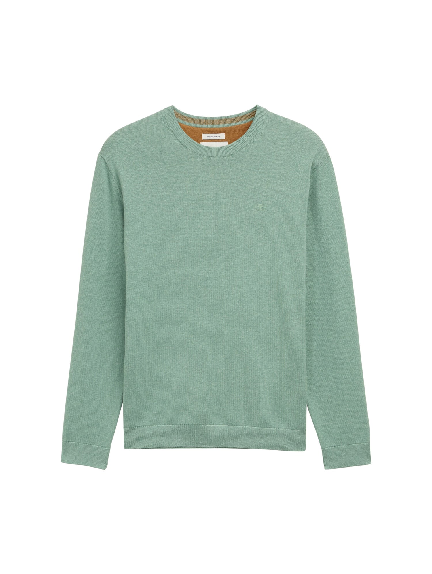 Basic Strickpullover aus Baumwolle