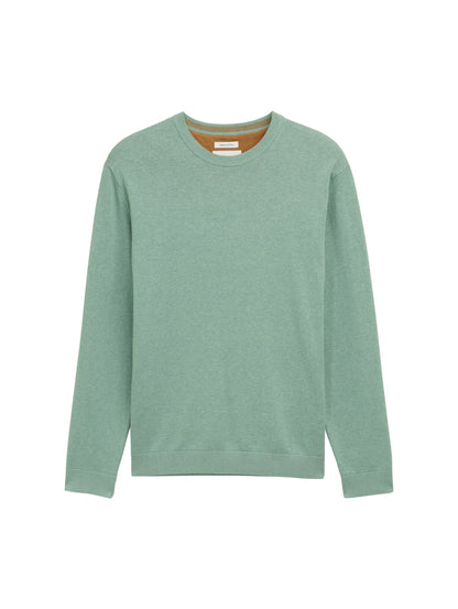 Basic Strickpullover aus Baumwolle