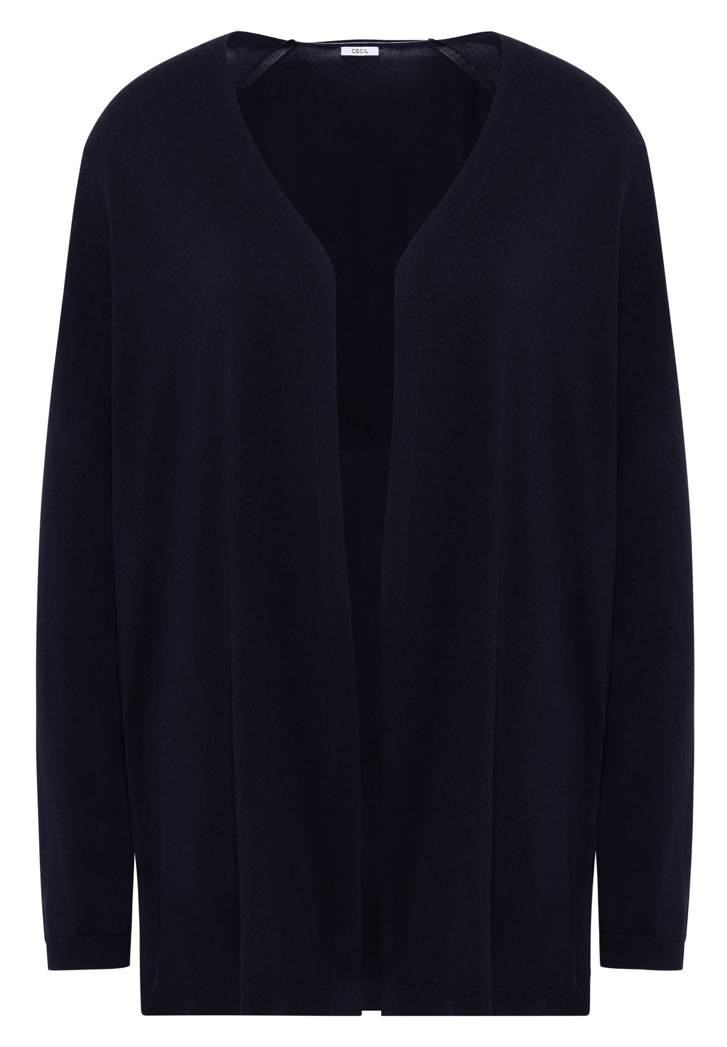 Offene Strickjacke