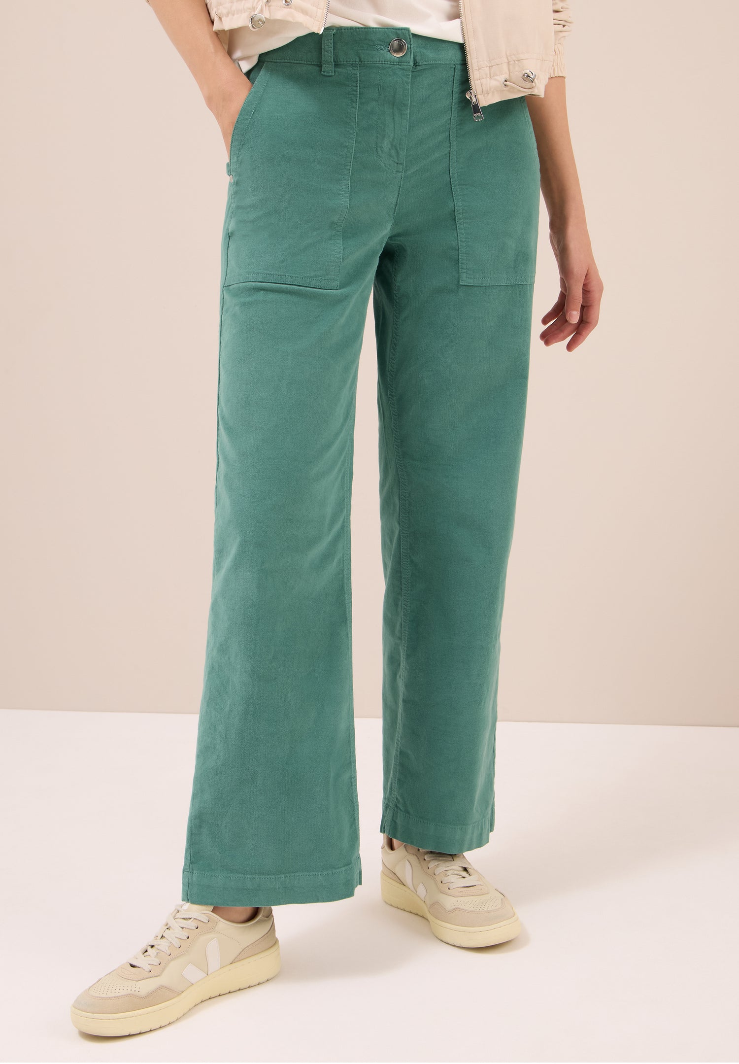 Wide Leg Cordhose