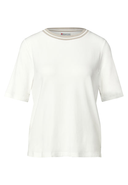 Shirt mit Rippdetail