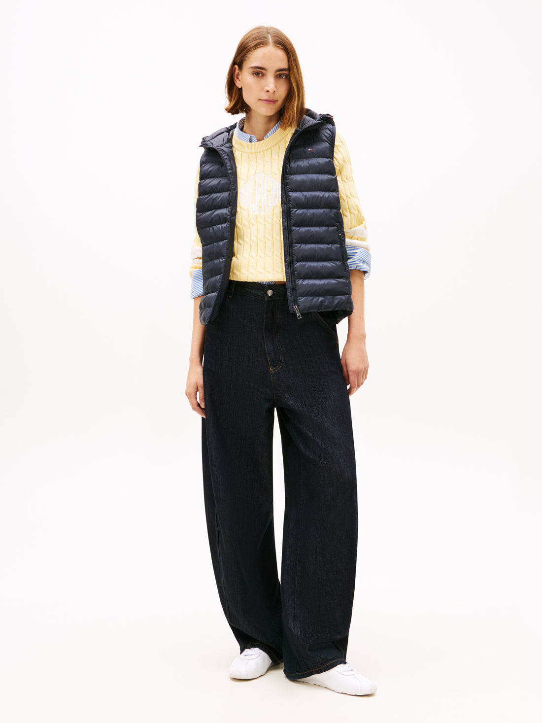 LW PADDED GLOBAL STRIPE VEST