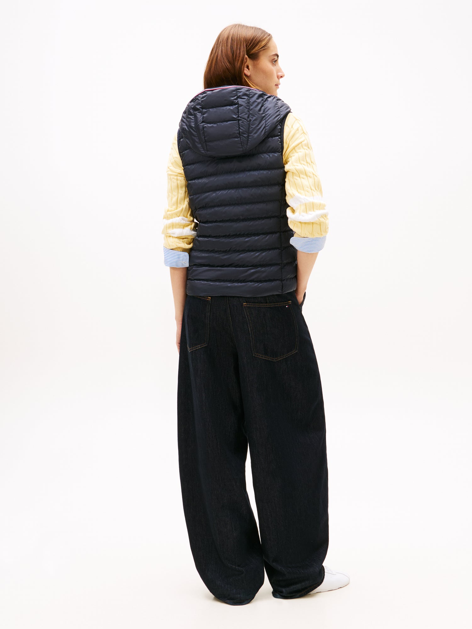 LW PADDED GLOBAL STRIPE VEST
