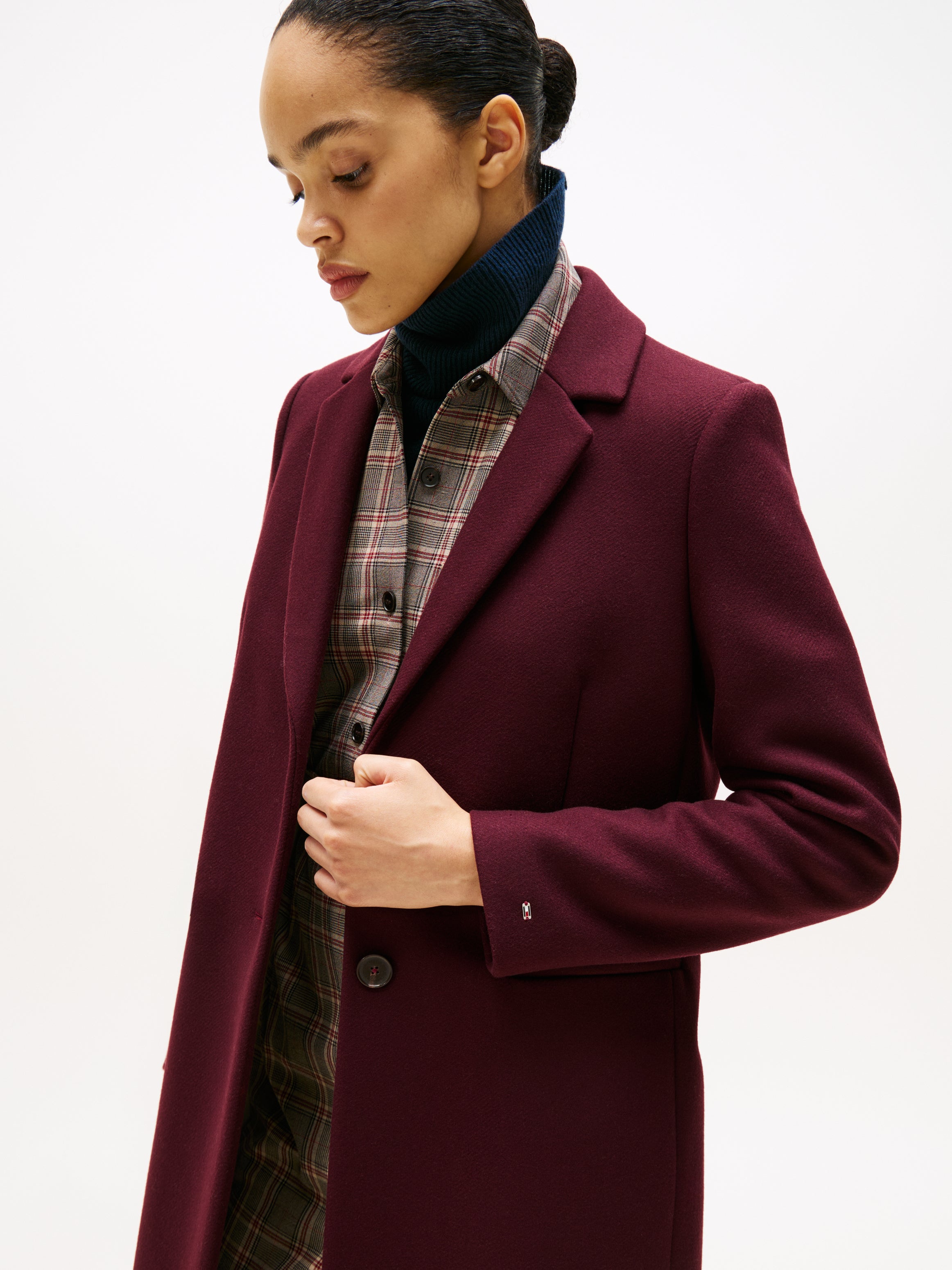 CLASSIC SB WOOL REG COAT