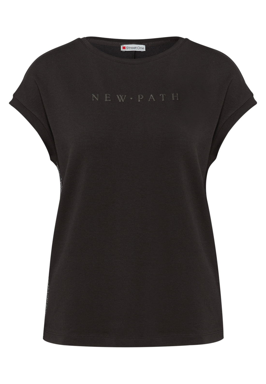 T-Shirt mit Glitzerdetails