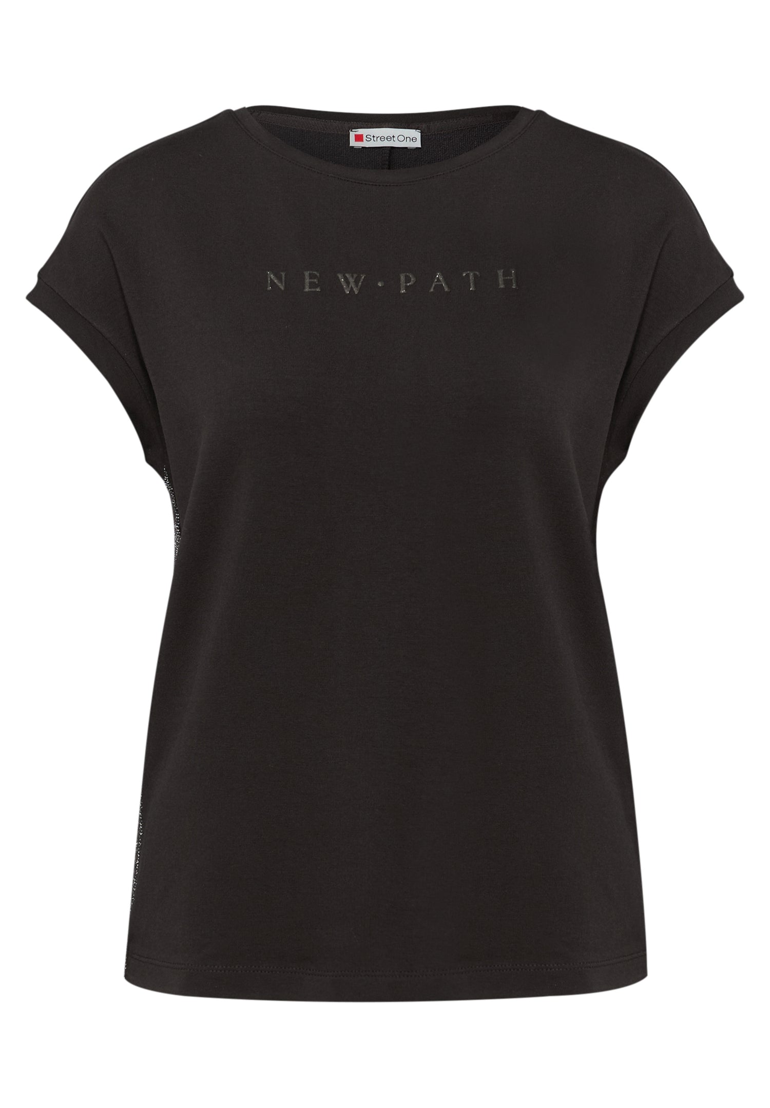 T-Shirt mit Glitzerdetails
