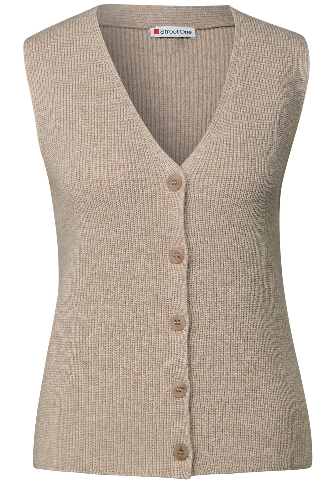 Softe Rippstrick-Weste