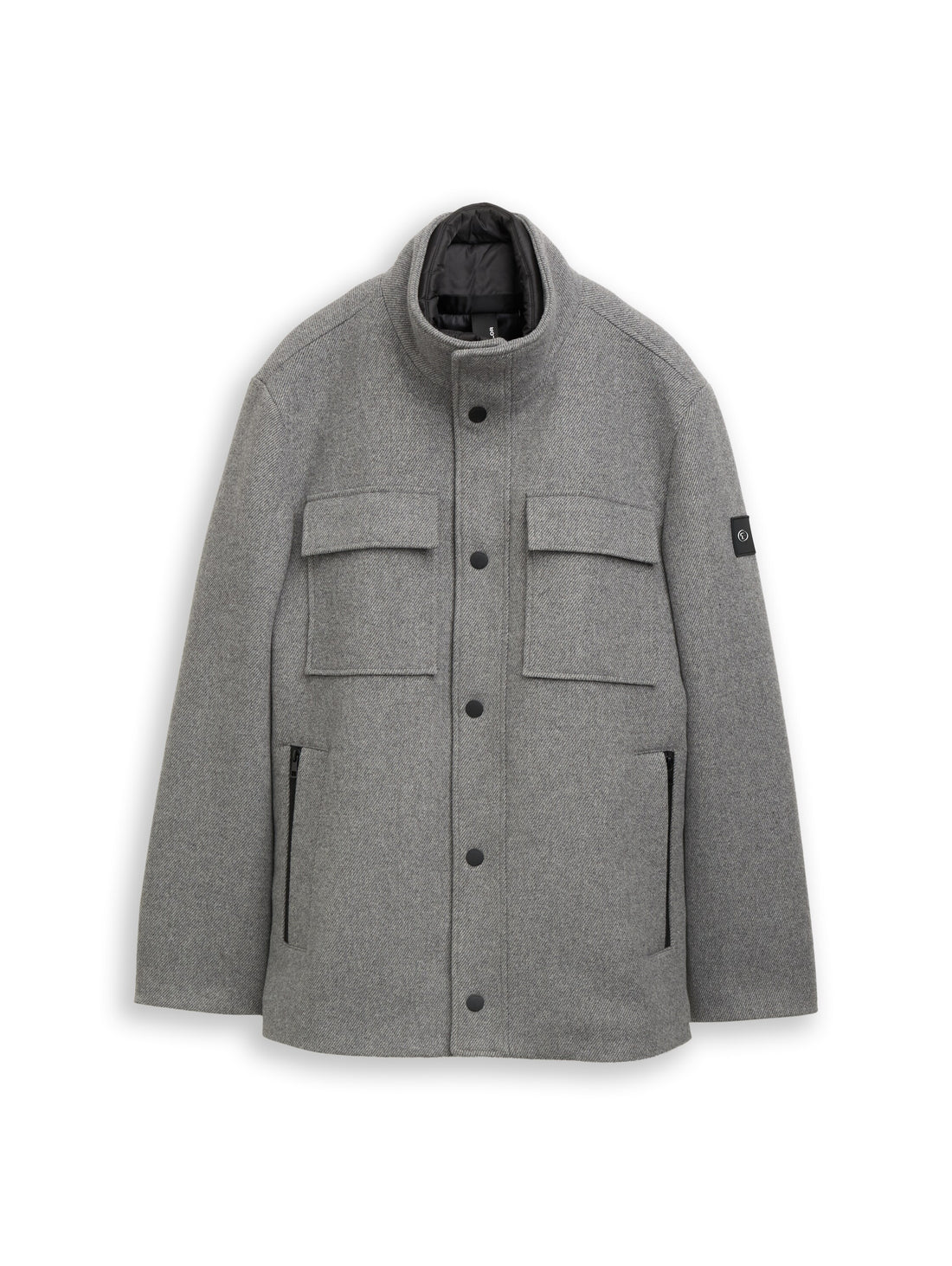 2-in-1 Wolljacke mit abnehmbarer Innenjacke