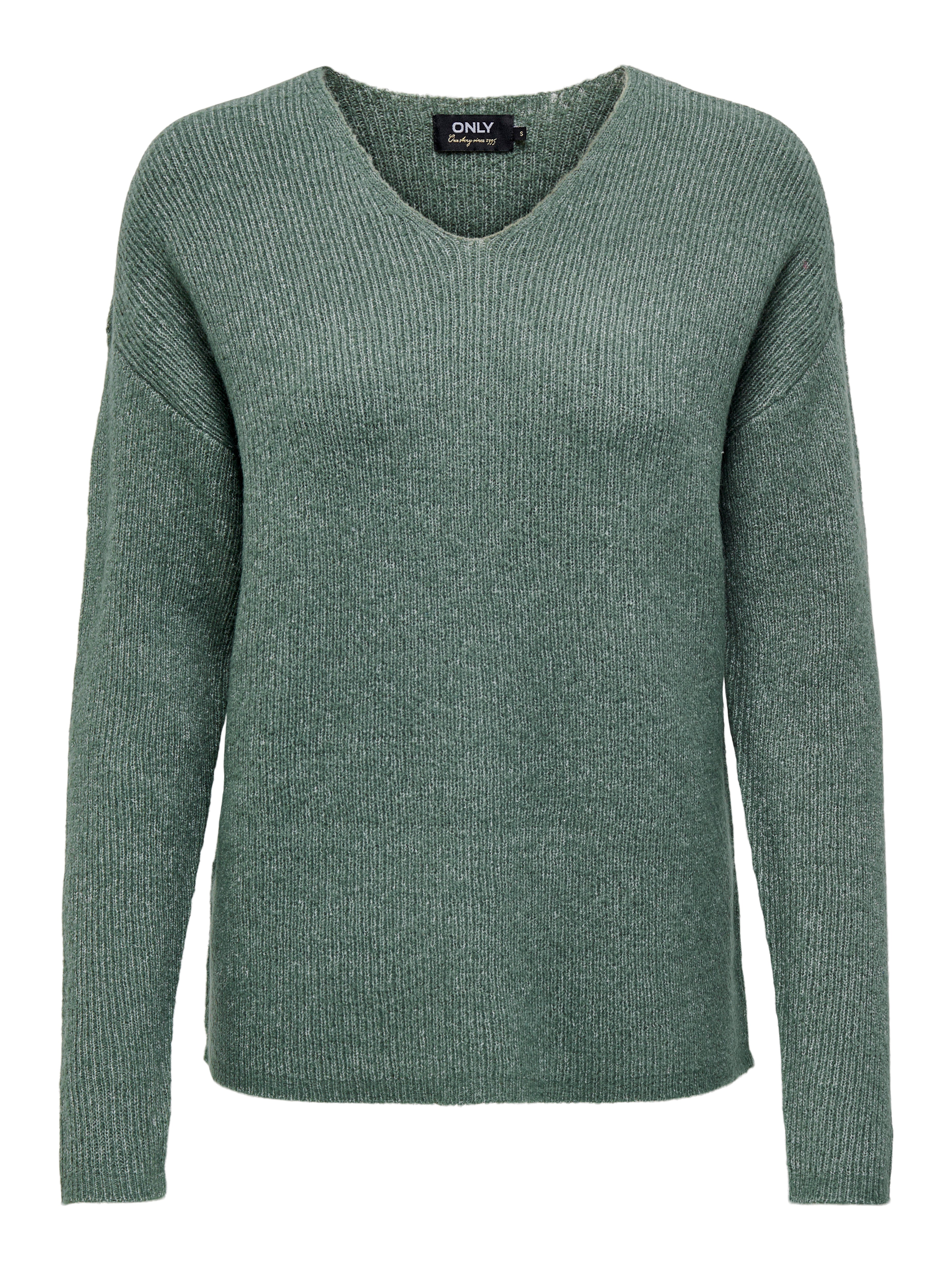 ONLCAMILLA V-NECK L/S PULLOVER KNT NOOS