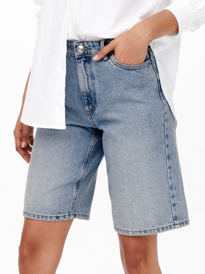ONLSONNY HW WIDE DNM SHORTS NOOS