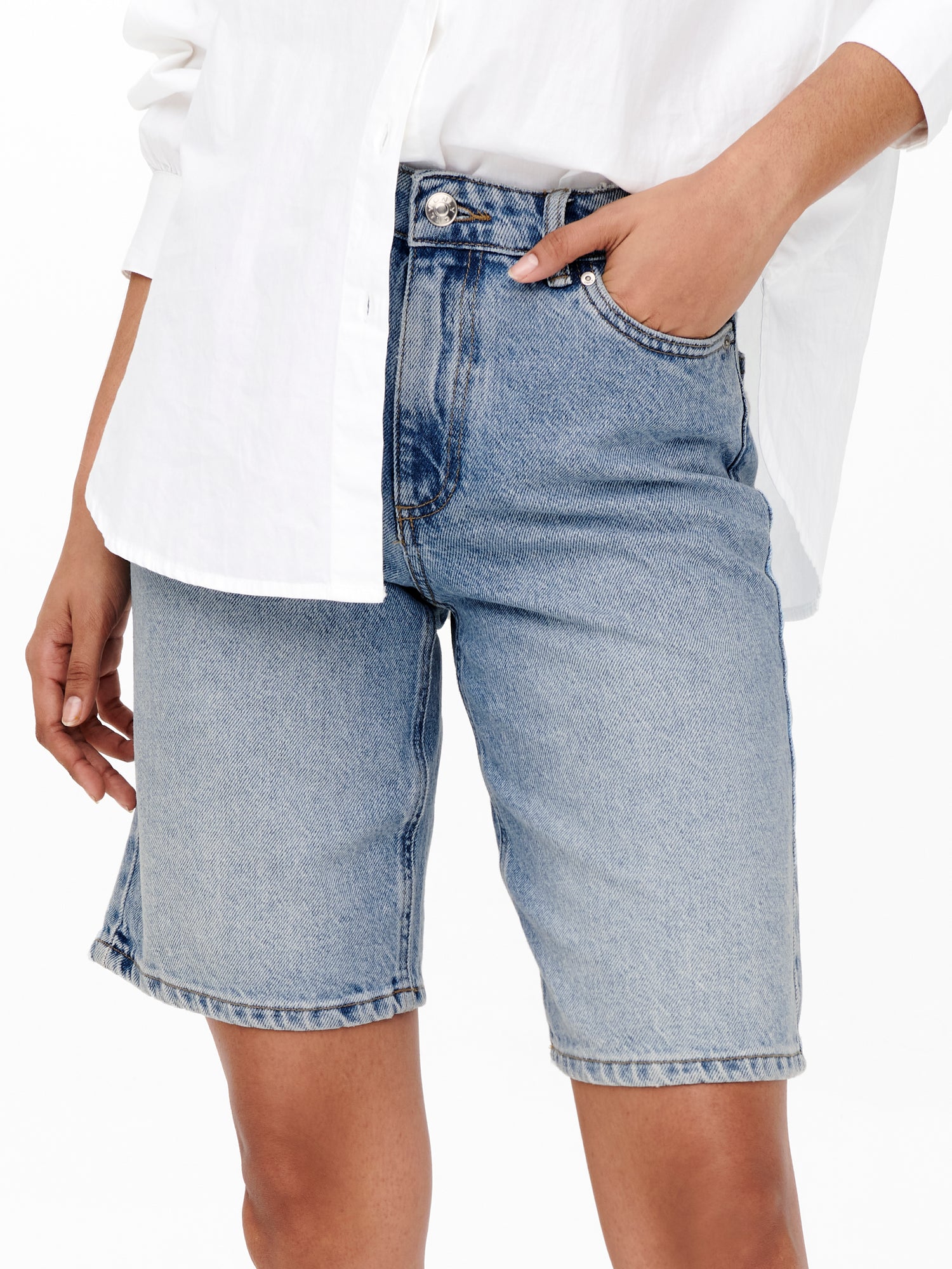 ONLSONNY HW WIDE DNM SHORTS NOOS