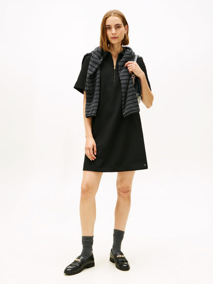 PUNTO KNEE S/S SHIFT DRESS