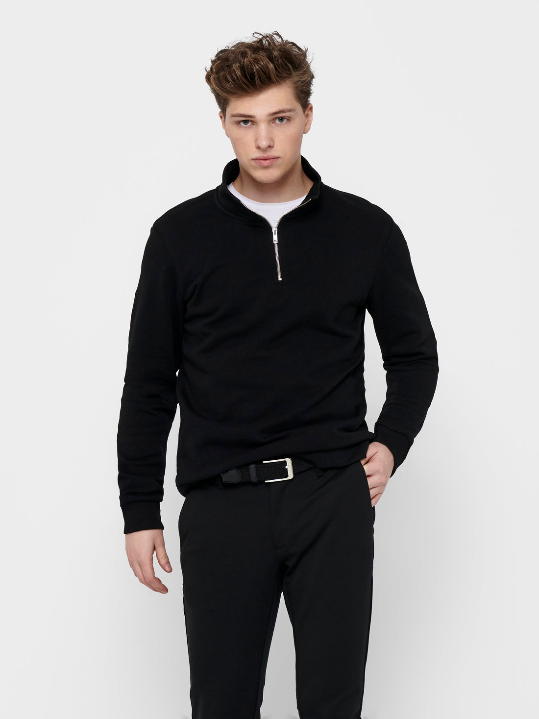 ONSCERES HALF ZIP SWEAT NOOS