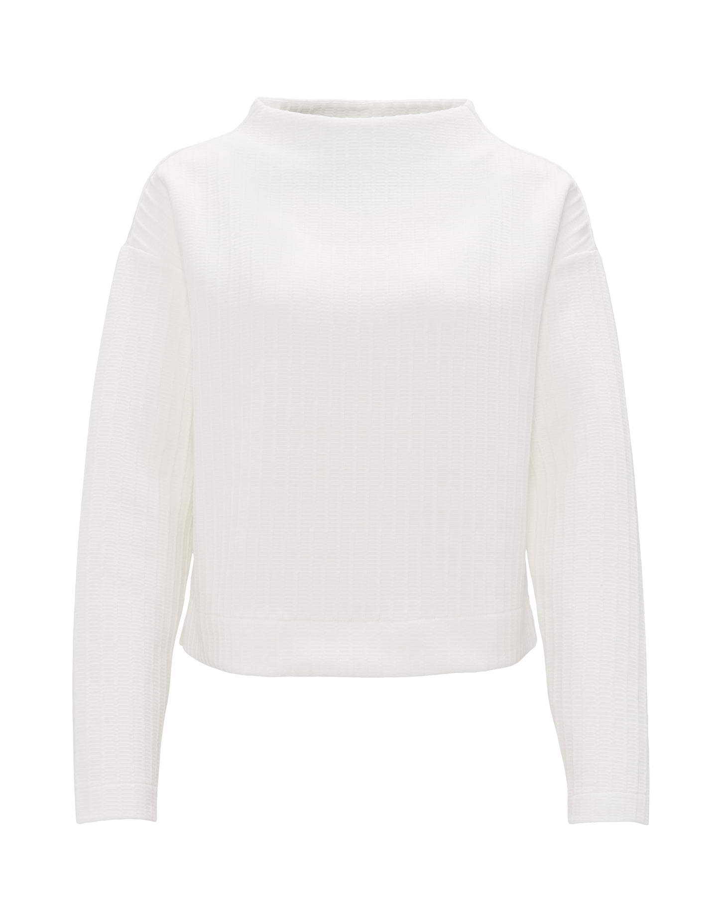 OPUS Sweatshirt Damen - Bequemes Langarmshirt mit Funnel Neck
