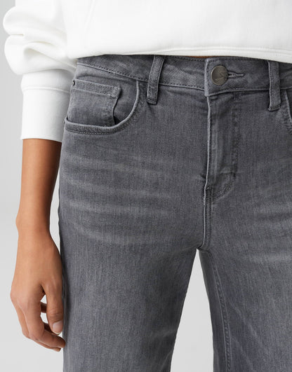 OPUS Mid Rise Damen Jeans Long Crinkle-Effekte