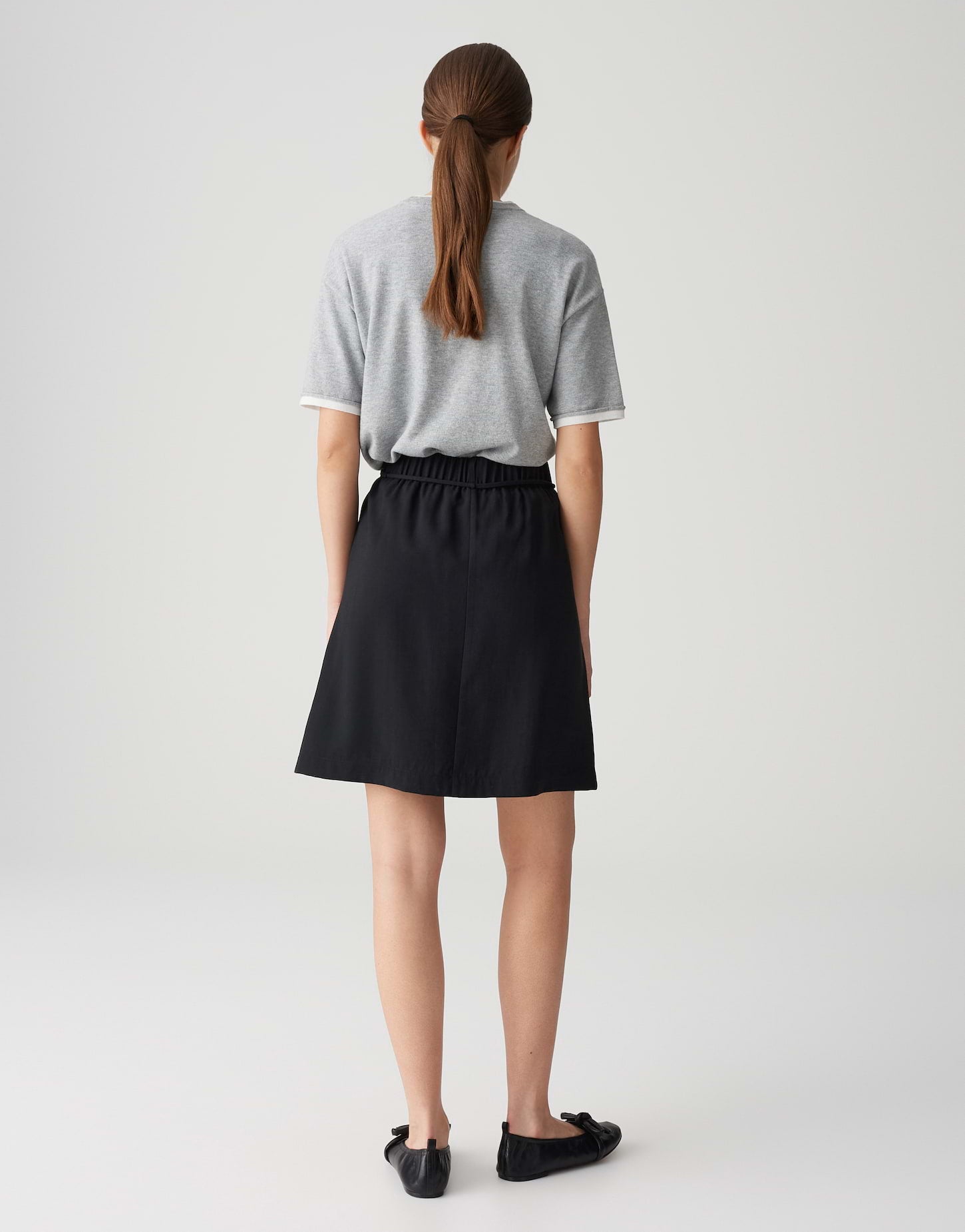 OPUS Lockeres Mini-Kleid Damen Webware mit Cargotaschen