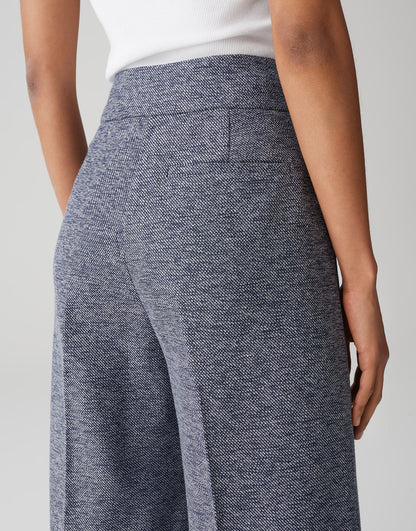 OPUS Wide Cropped Hose Damen Bequem Stretch