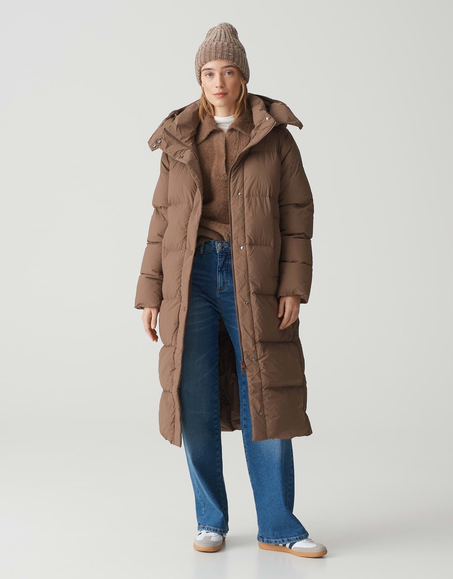 OPUS Steppmantel Damen mit recycelter Daunenfüllung und Kapuze