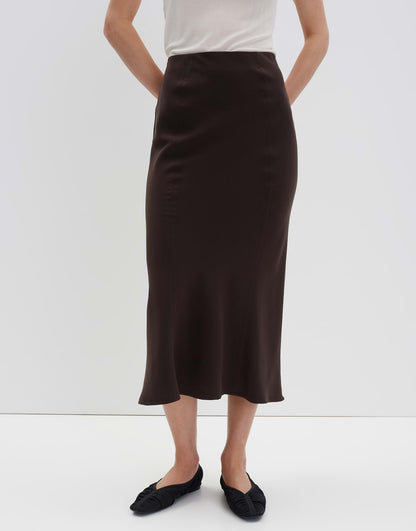 Someday Damen A-Linie Midi-Kleid glatter Griff