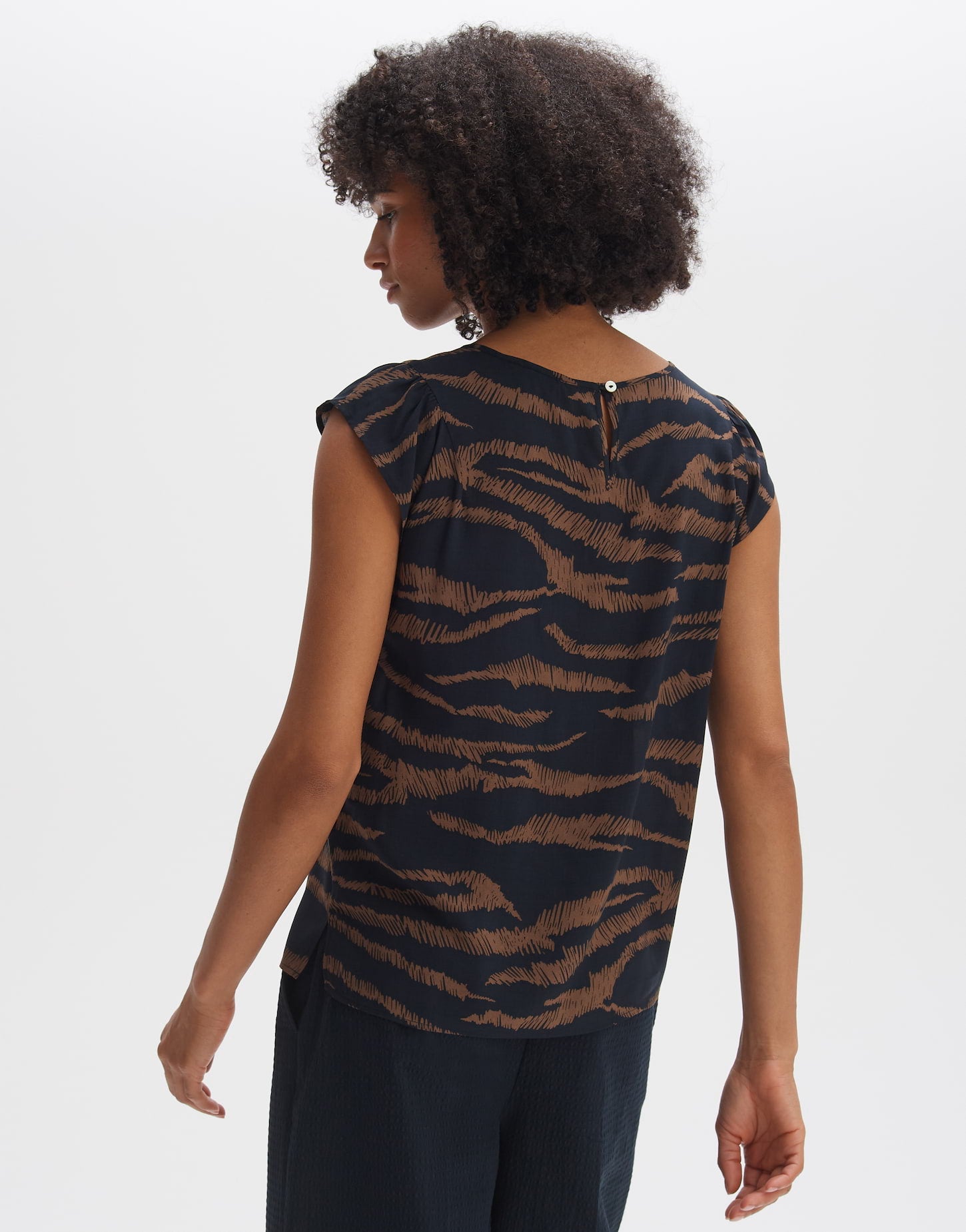 OPUS Blusenkleid Damen aus 100% Viskose Eleganz