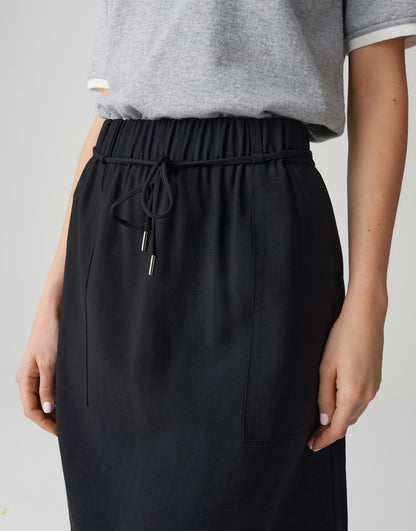 OPUS Lockeres Mini-Kleid Damen Webware mit Cargotaschen