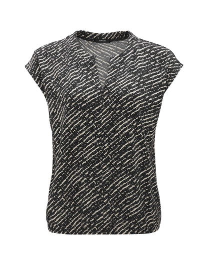 OPUS Basic T-Shirt Damen Basic Fit Viskose Elasthan
