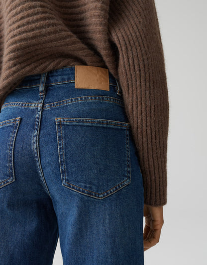 OPUS Damen Jeans Hose Straight Fit Denim elastischer Stoff