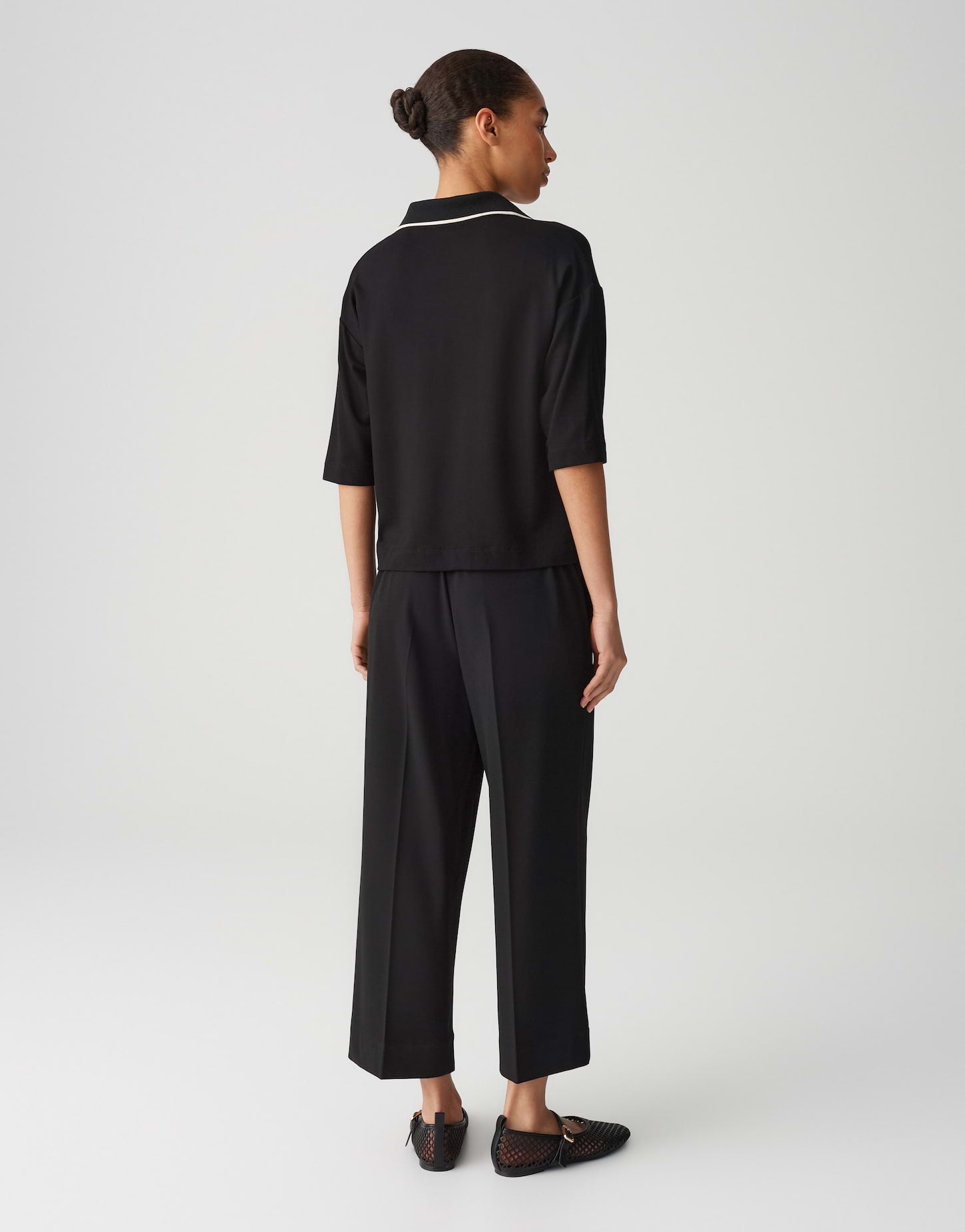 OPUS Damen Polo-Shirt Halbarm V-Ausschnitt