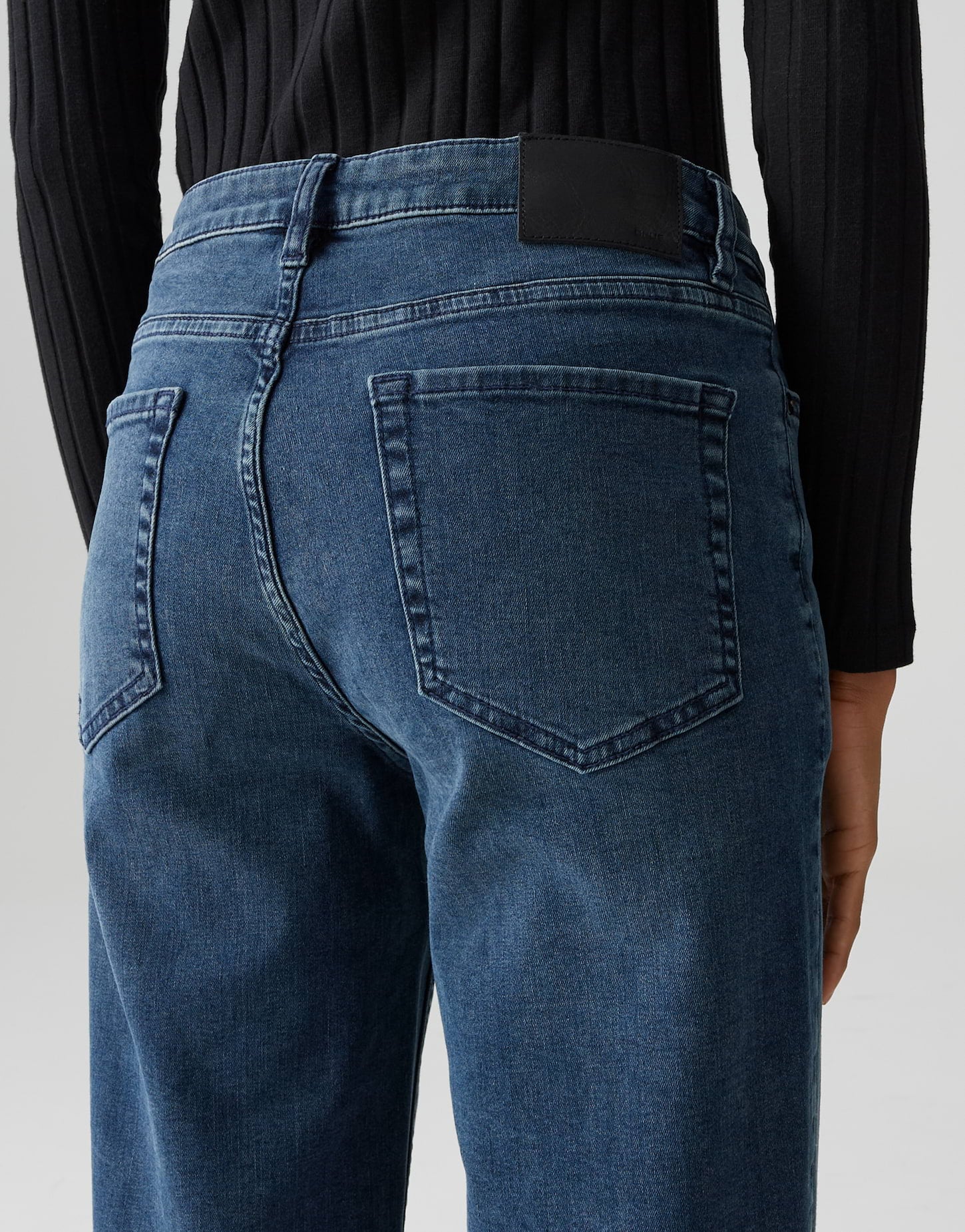 OPUS Damen Jeans Hose Straight Fit Denim Stretch 5-Pocket-Design