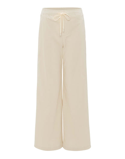 OPUS Wide Leg Cordhose Damen Hoher Bund Elastisch
