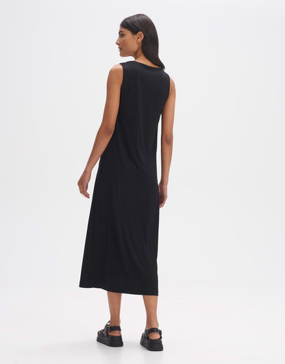 OPUS Midi-Kleid Damen ECOVERO™ Cut Out Detail