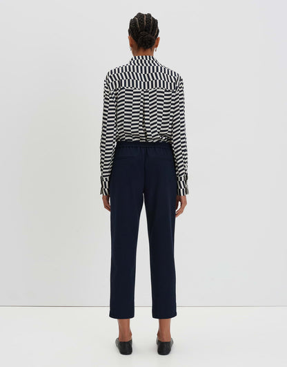 Fashionista Cropped Hose Damen Bequem Stretchy
