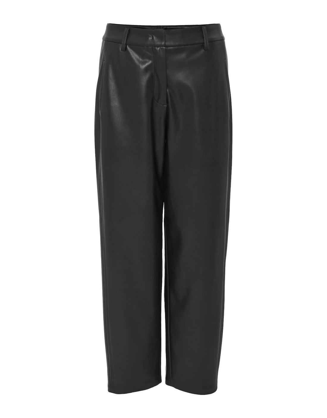 OPUS Lederimitat Hose Damen Tapered Fit Weich Glatt