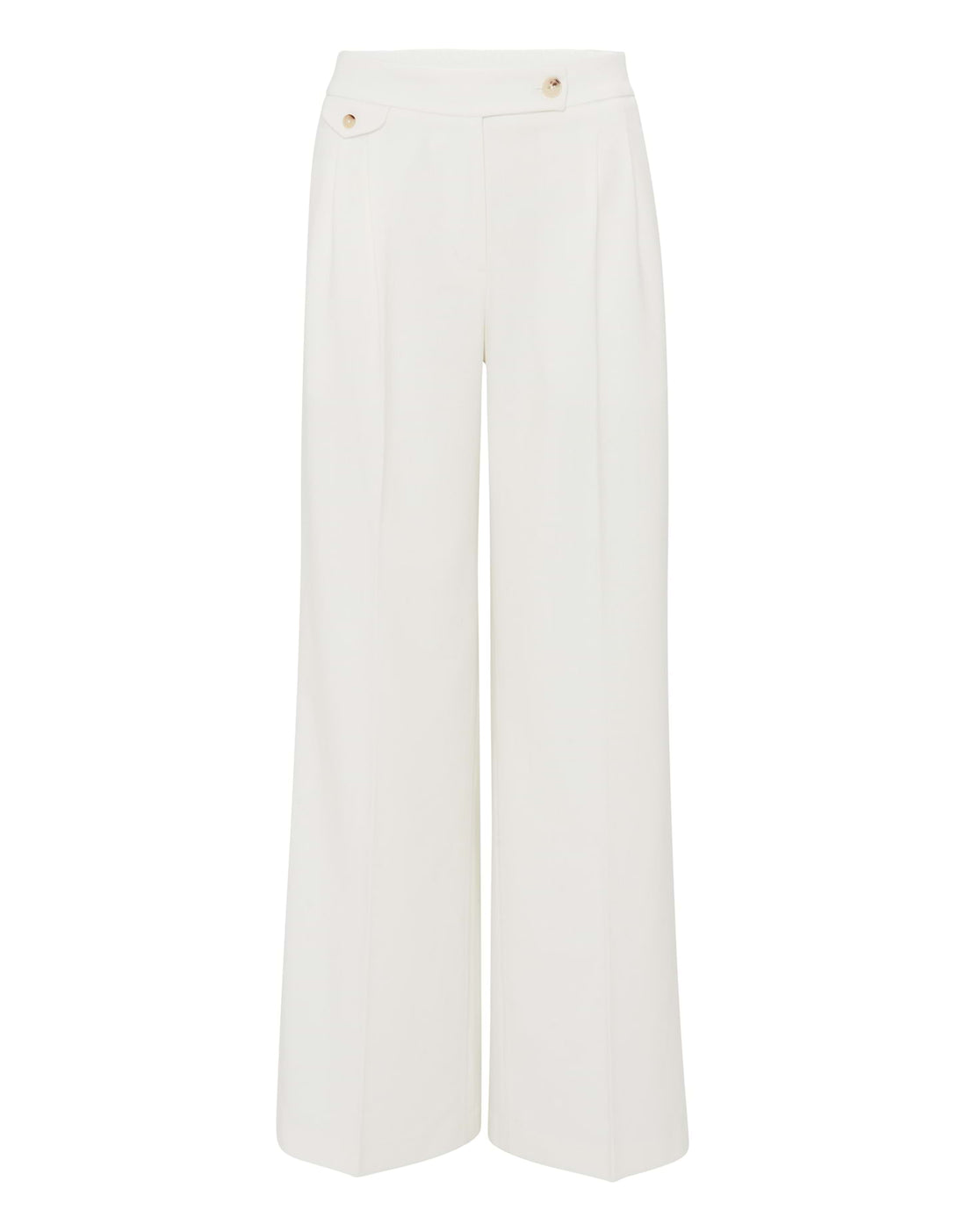 OPUS Wide Leg Canvas Hose Damen Bequem Stretch