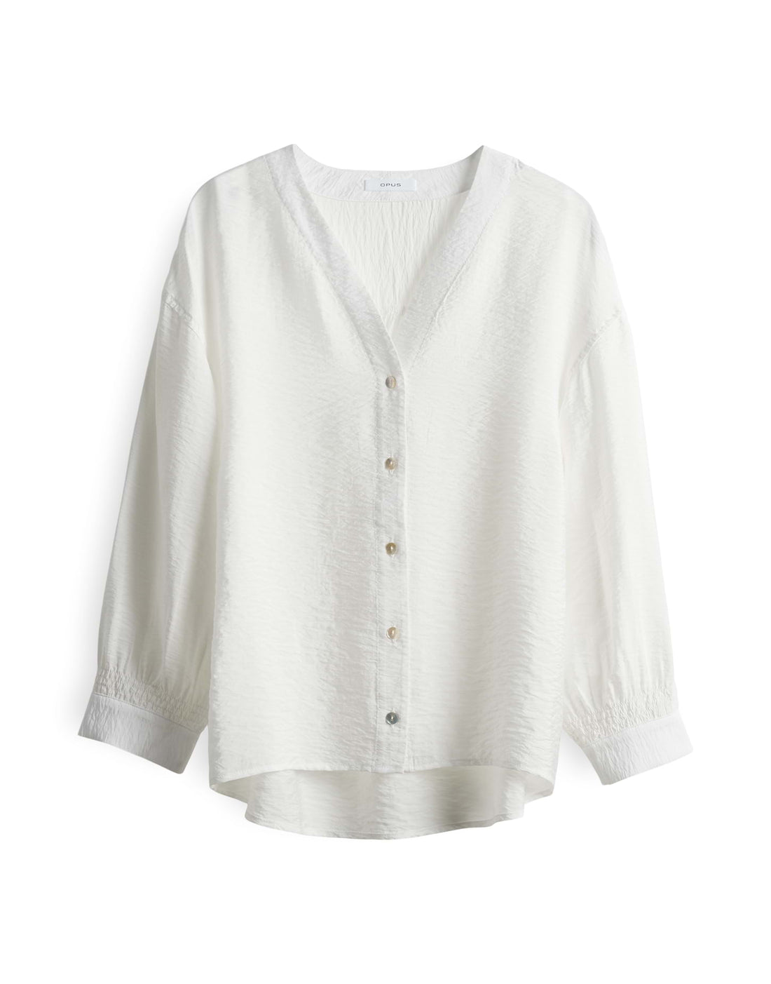 OPUS Bluse Damen V-Ausschnitt weite Passform