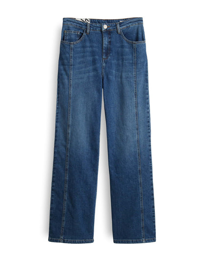 OPUS Damen Jeans Hose Straight Fit Denim elastischer Stoff
