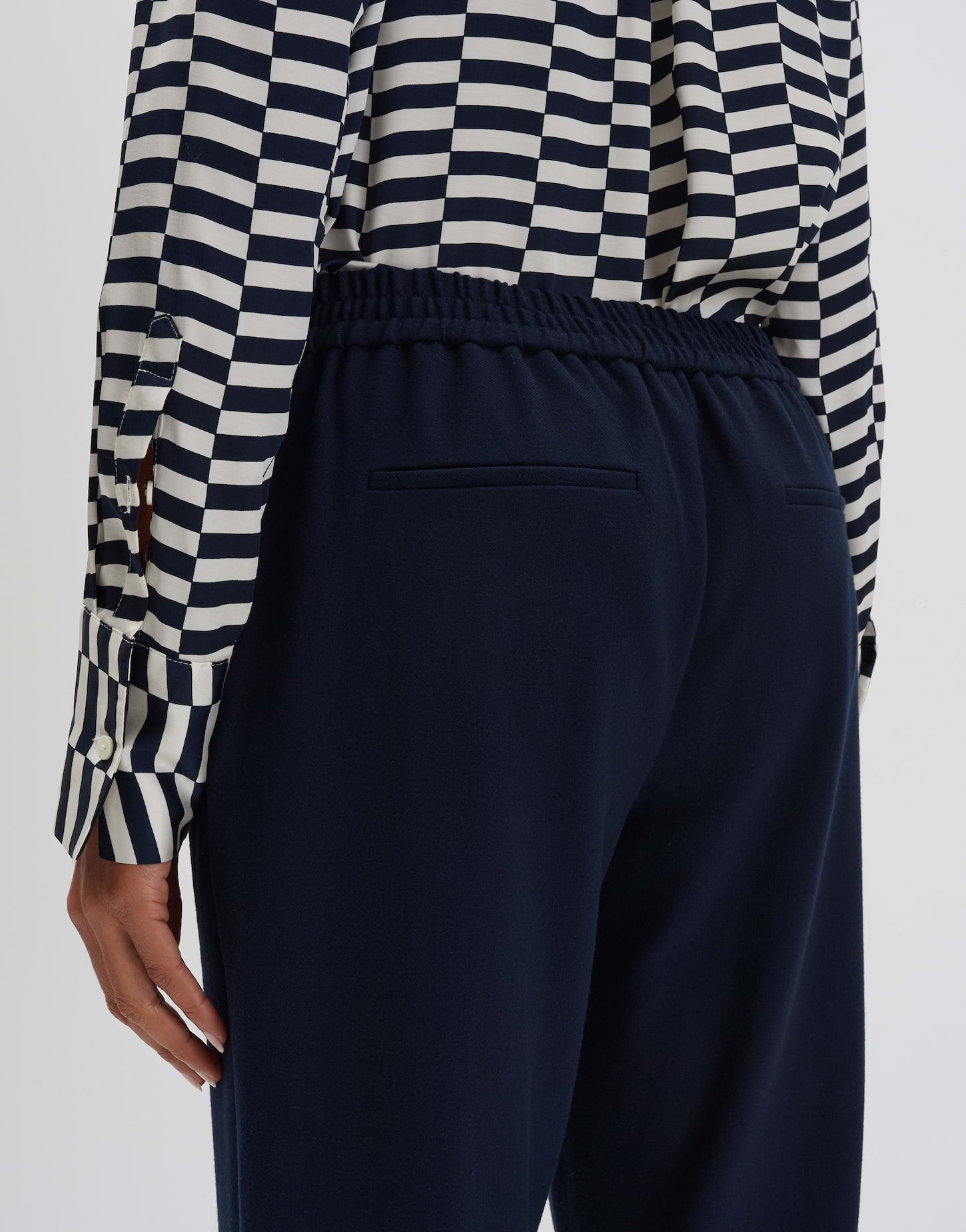 Fashionista Cropped Hose Damen Bequem Stretchy