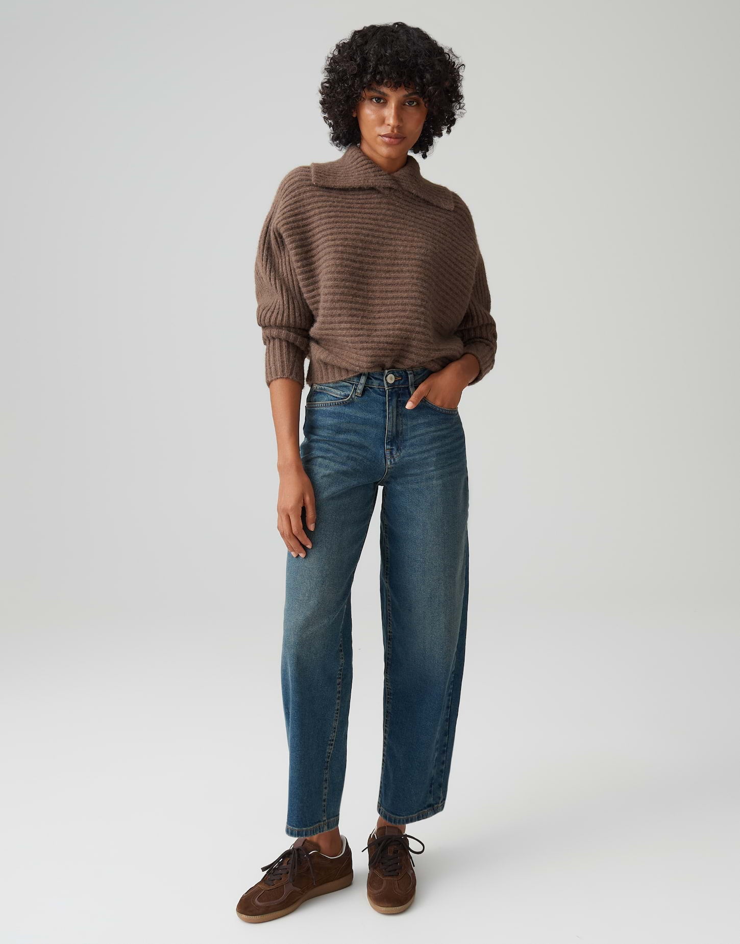 OPUS Denim Damen Hose Slim Fit Stretch Baumwolle L28