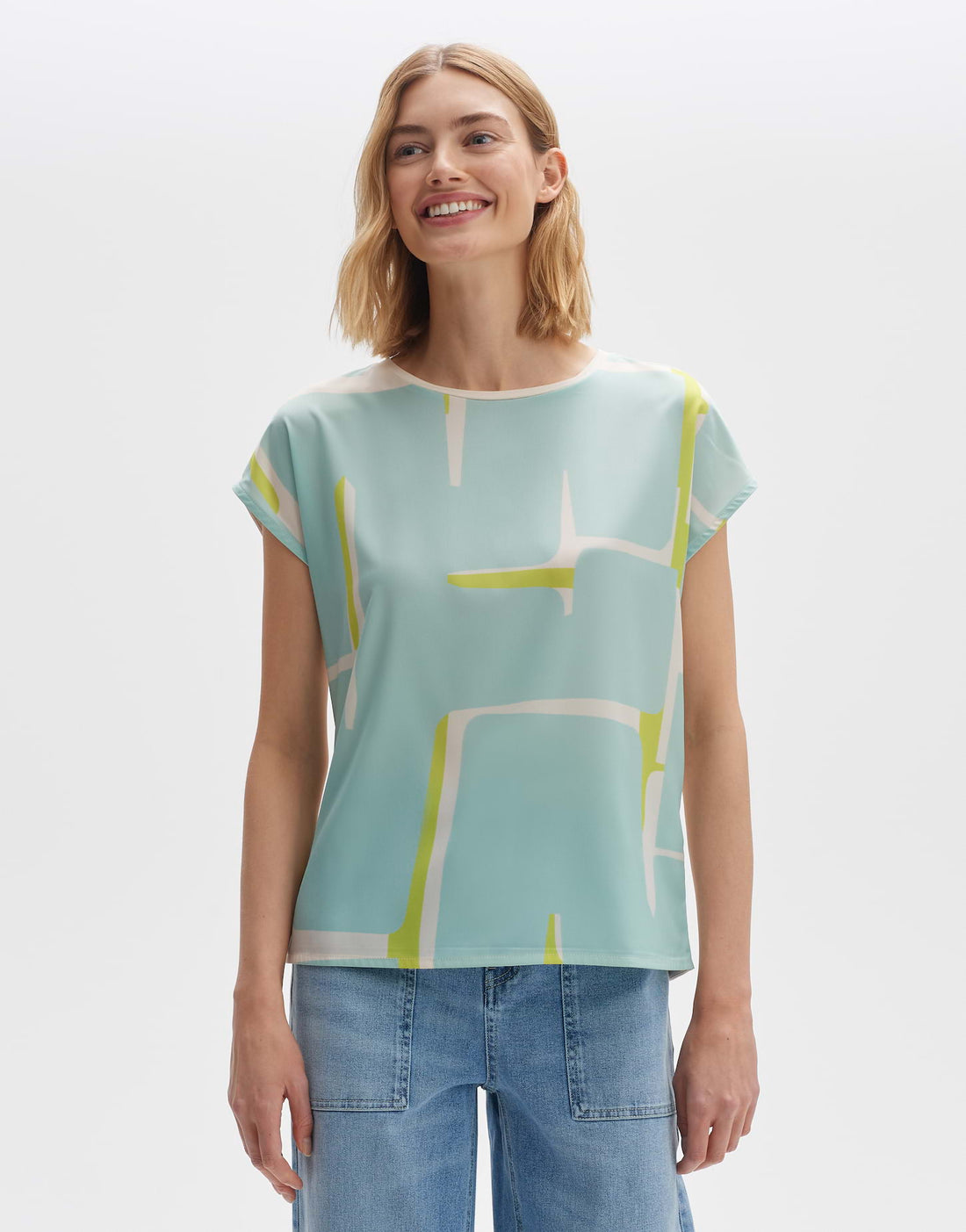 OPUS Bluse Damen Langarm elegant leicht pflegeleicht