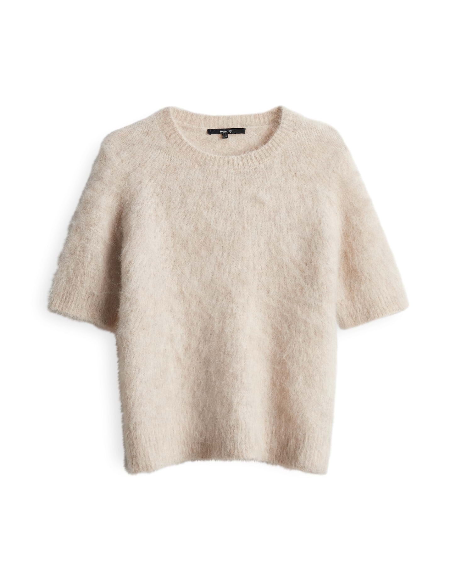 Someday Damen Strickpullover Rundhalsausschnitt Alpaka-Mix