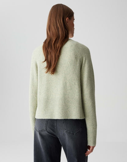 OPUS Damen Strickpullover V-Ausschnitt Langarm