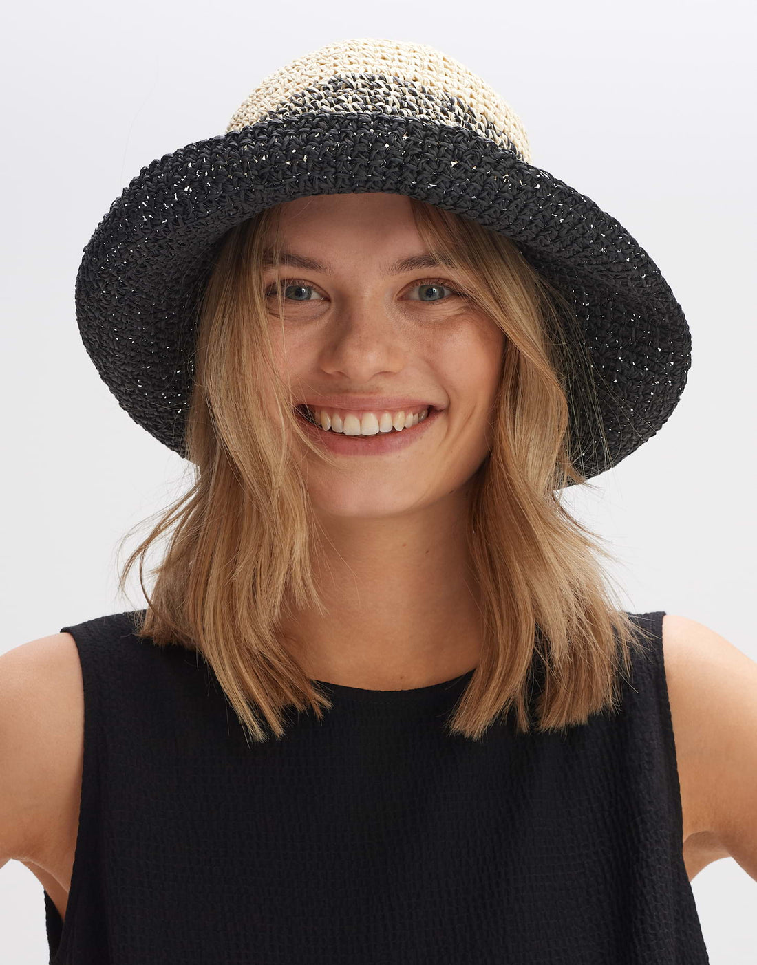 OPUS Sonnenhut Damen Strohhut mit breiter Krempe