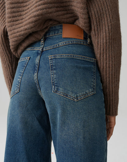 OPUS Denim Damen Hose Slim Fit Stretch Baumwolle L28