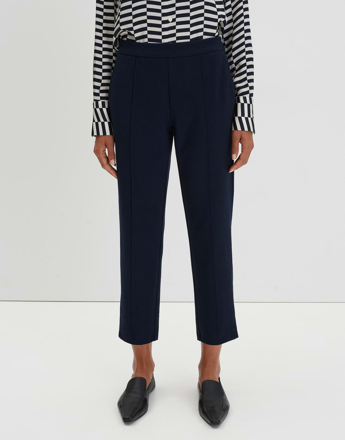 Fashionista Cropped Hose Damen Bequem Stretchy