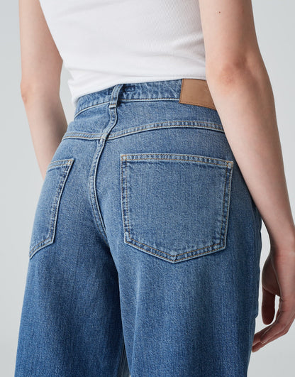OPUS Denim Jeans Tapered Fit Damen Stretch