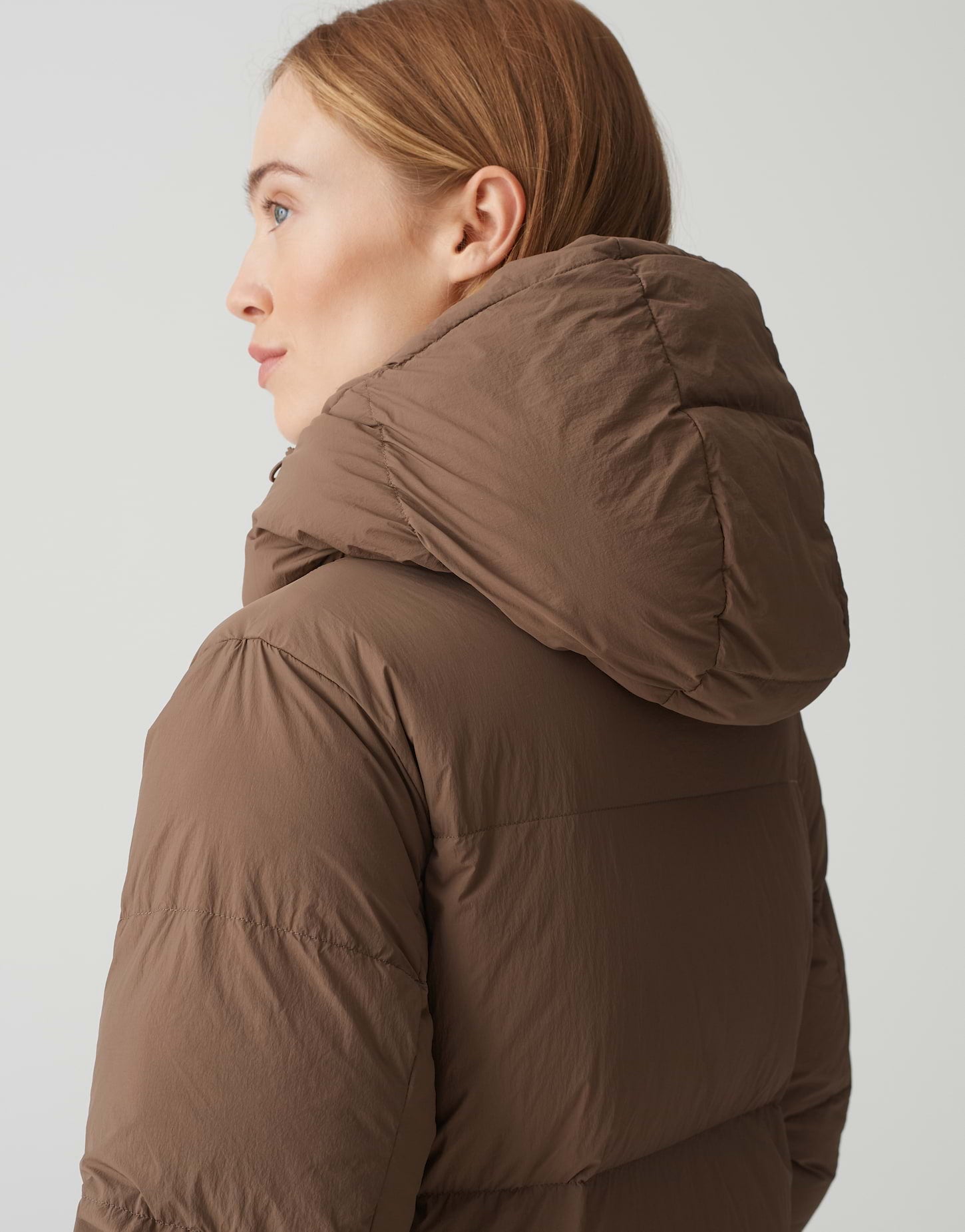 OPUS Steppmantel Damen mit recycelter Daunenfüllung und Kapuze