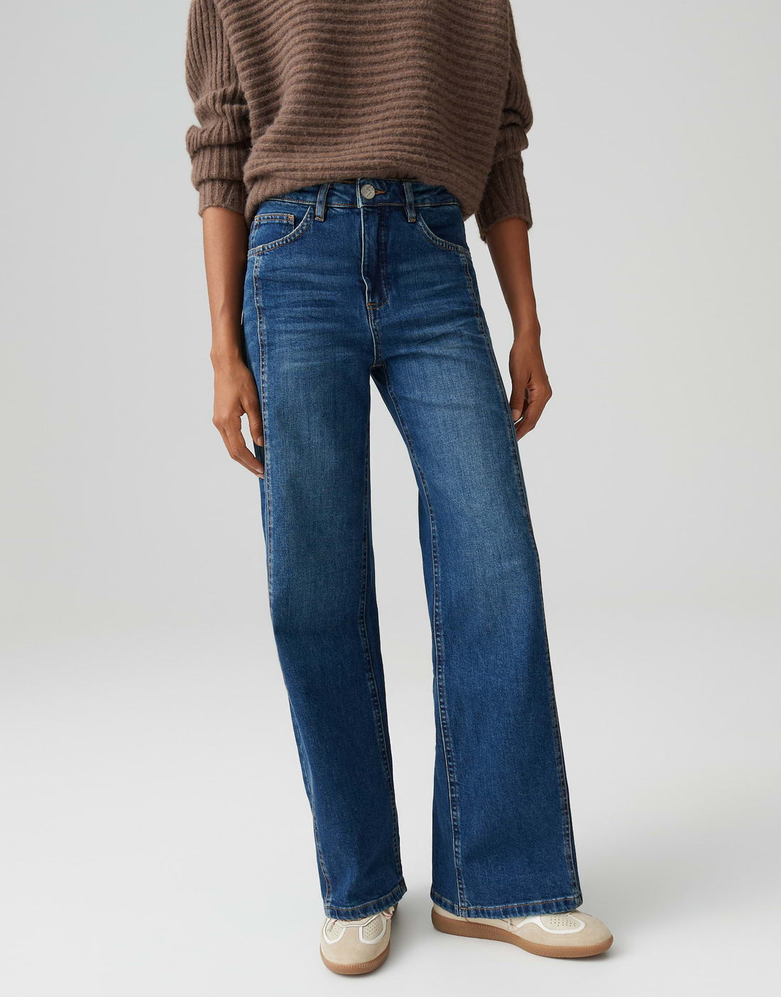 OPUS Damen Jeans Hose Straight Fit Denim elastischer Stoff