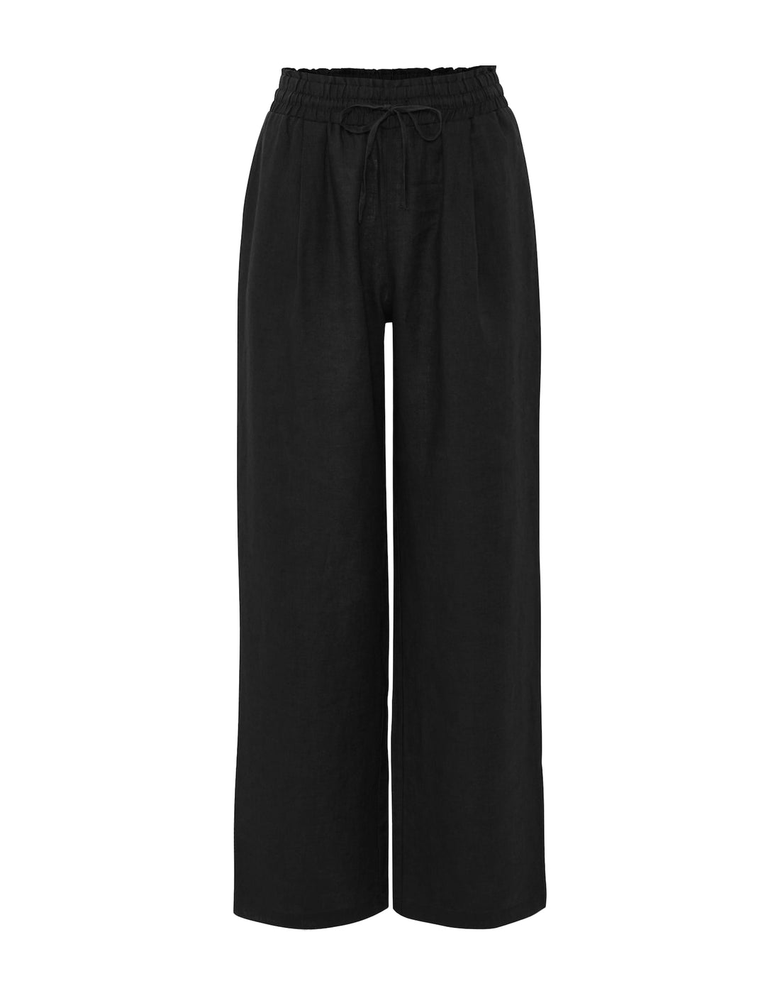 OPUS Leinenhose Wide Leg Damen Leichtgewicht