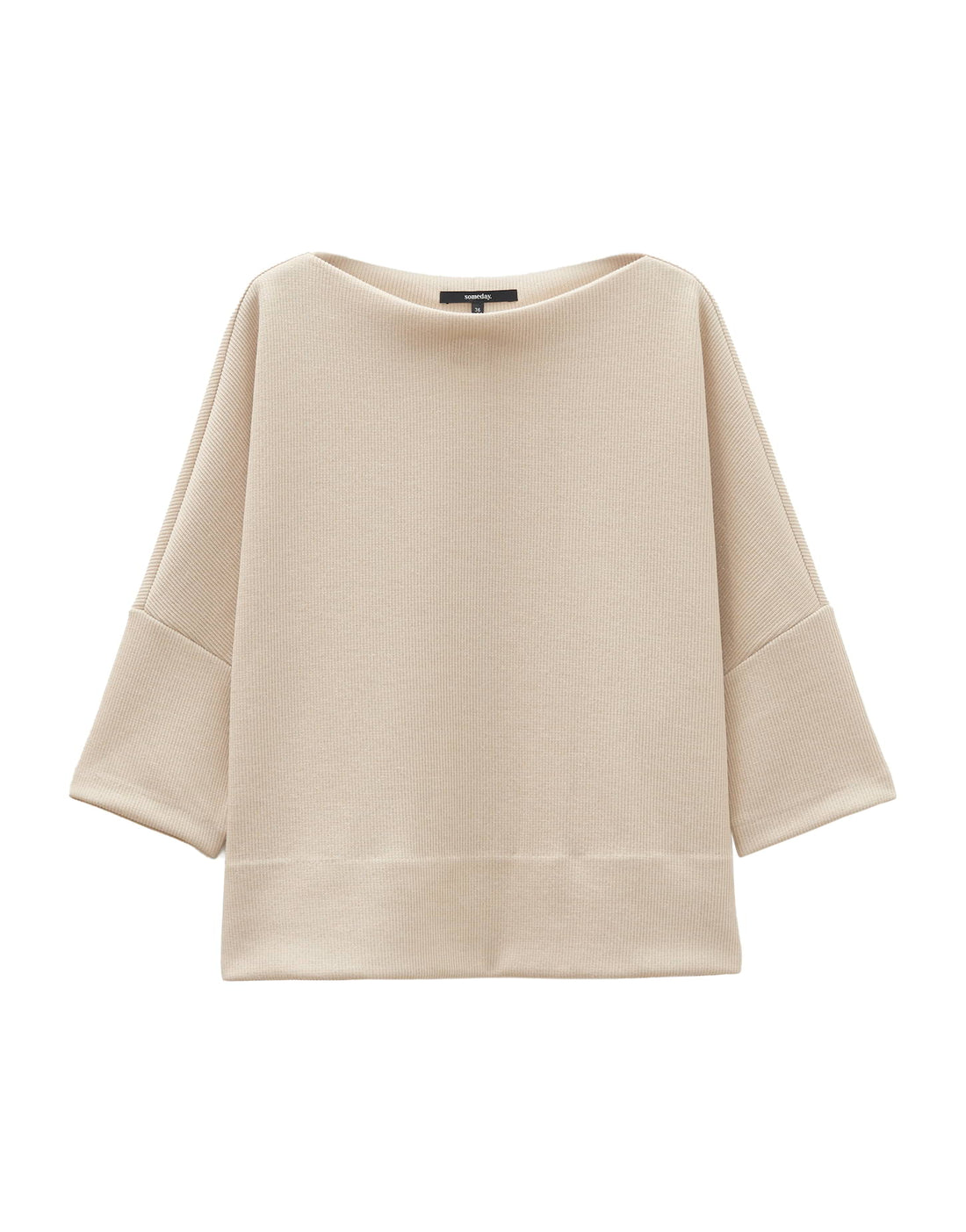 Fashionista Glitzer Sweatshirt Damen Oversize 3/4 Arm